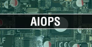 AIOps written on circuit board