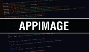 "AppImage" spelled out in front of code