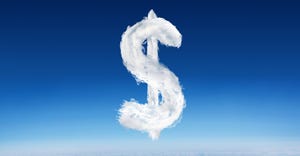 cloud shape like a dollar sign