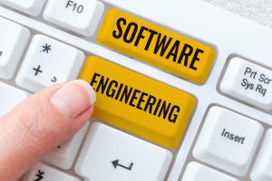 software engineering keys on keyboard