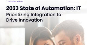 Jitterbit 2023 State of IT Automation report cover