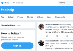 sqlhelp on twitter